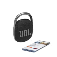 JBL Clip 4: Ultra Portable Speaker with Bluetooth, Built-in Battery, Waterproof and Dustproof Feature – Black