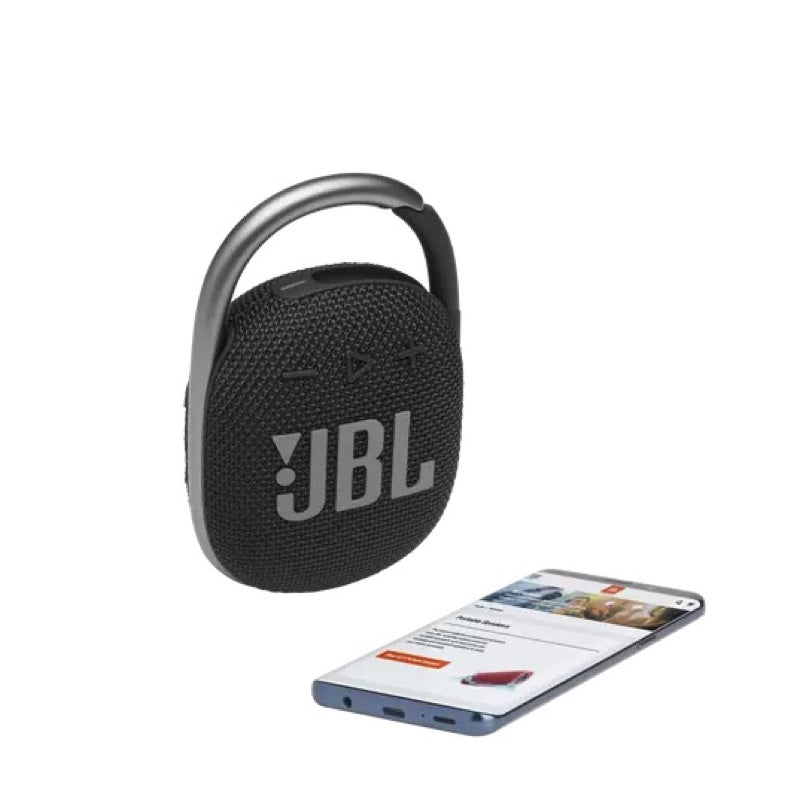 JBL Clip 4: Ultra Portable Speaker with Bluetooth, Built-in Battery, Waterproof and Dustproof Feature – Black product view 3