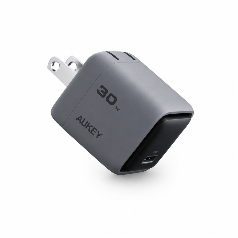 Aukey 30W PD Wall Charger with GaN Technology - PA-C1 - Grey