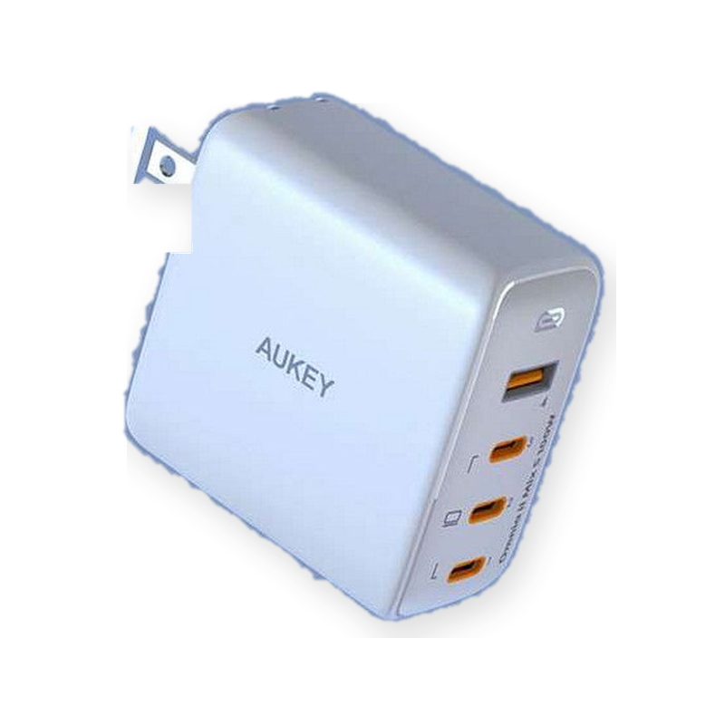 Aukey 4 Port 100W PD Super Fast Charging Wall Charger - PA-B7S - White product view 1