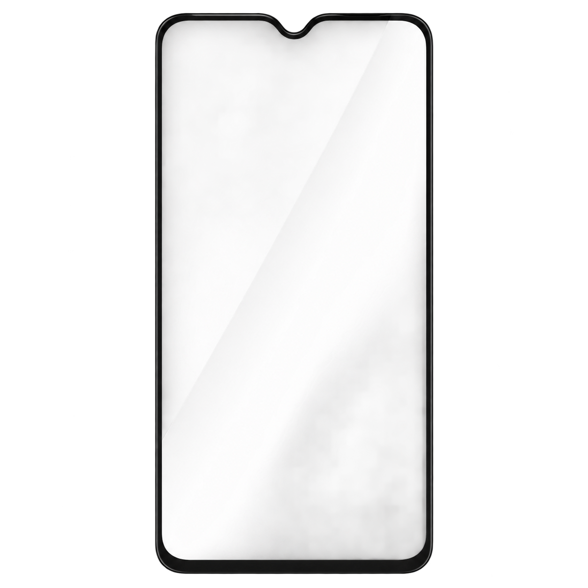 MOFI OPPO A31 3GB 2.5D 9H Full Screen Protector Tempered Glass Anti BlueRay BLACK - clean product image