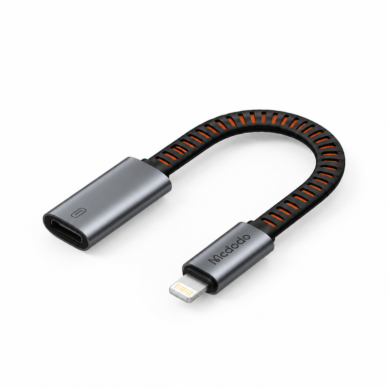 Mcdodo Lightning to USB-C Adapter Cable 24W Fast Charging Data Transfer – CA-4870
