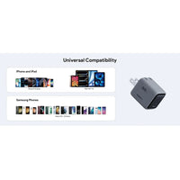 Aukey 30W PD Wall Charger with GaN Technology - PA-C1 - Grey