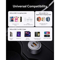 Aukey Pathfinder Mix 3 66W Fast Charging Car Charger - CC-P1